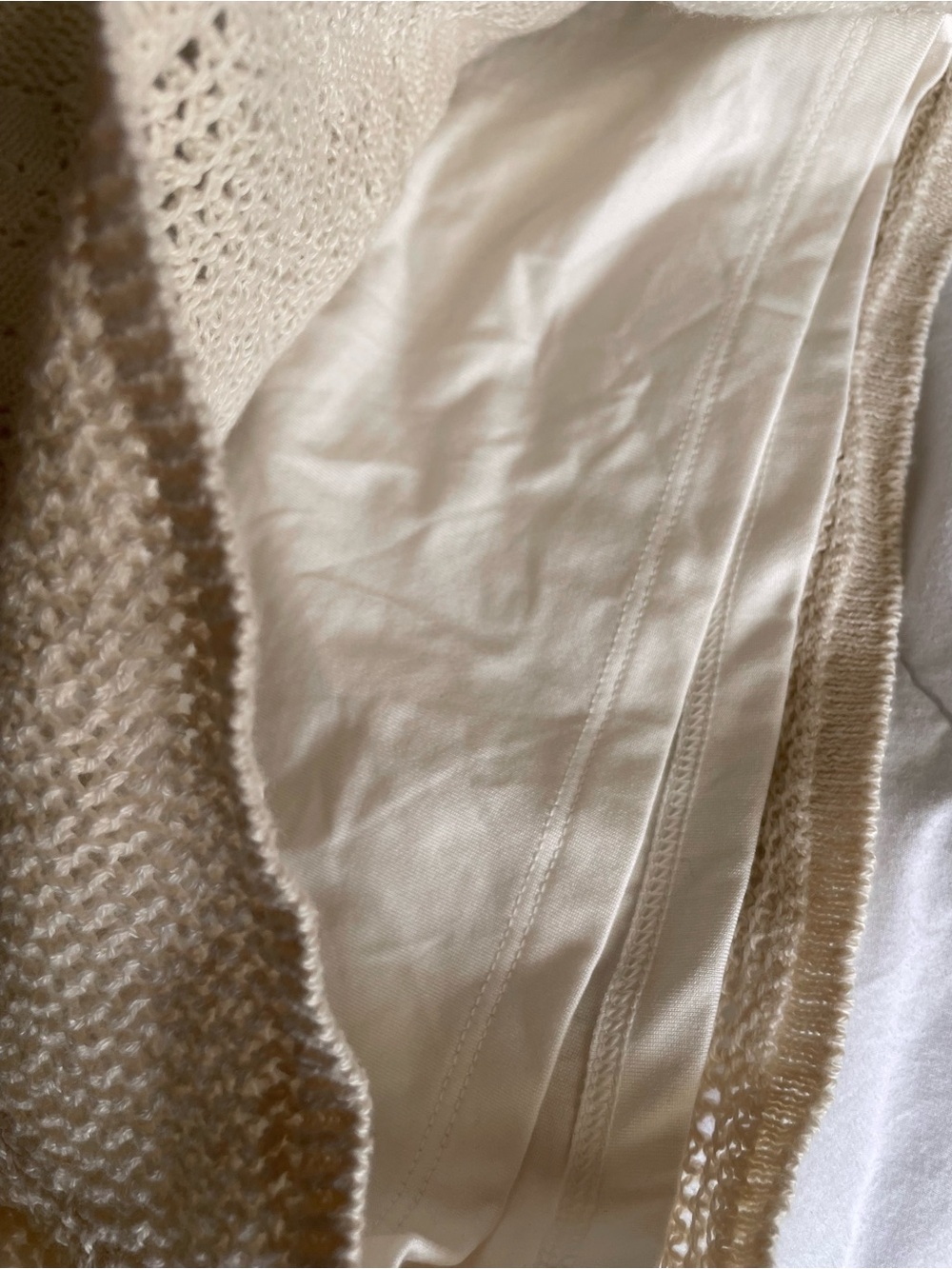 Abercrombie Knit Crochet Cardigan & Shorts Set - Picture 13 of 14